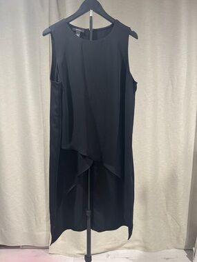 Alfani Black Sleeveless High-Low Asymmetric Dress
